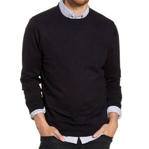 1901‎ Mens Black Cashmere Blend Crewneck Sweater